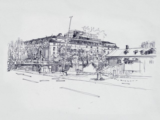 clarion hotel post exteriör skiss