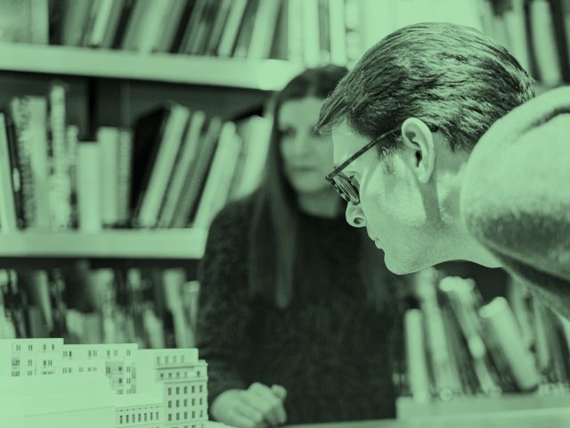 Johanna Vestlin, inredningsarkitekt och Isak Heedman arkitekt på Semrén & Månsson i Göteborg